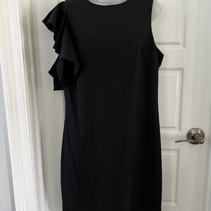 Julia jordan black sleeveless lined sheath dress Size 12NWT.